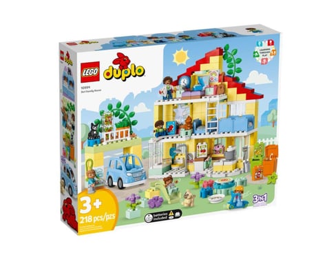 LEGO Duplo 3-in-1 Family House Set