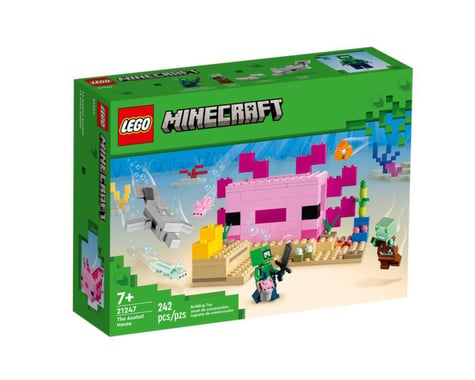 LEGO Minecraft The Axolotl House Set