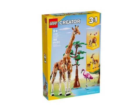 LEGO Creator 3-in-1 Wild Safari Animals Set