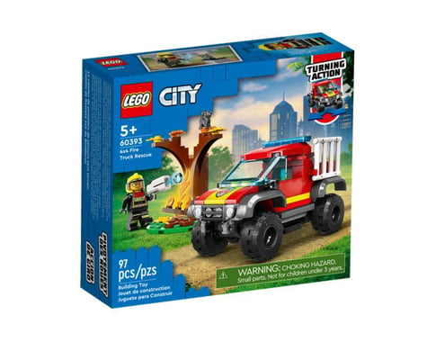 LEGO City 4x4 Fire Truck Rescue Set