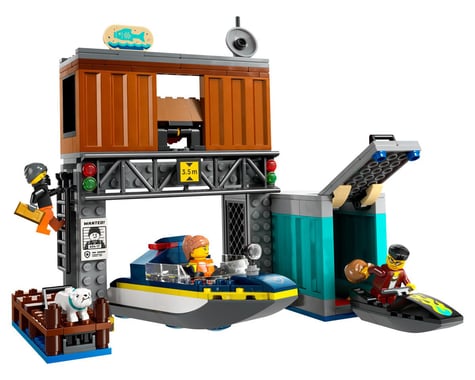 LEGO City Police Speedboat & Crook Hideout Set