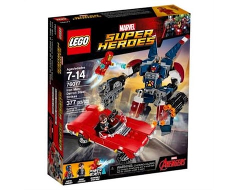 LEGO Super Heroes Iron Man: Detroit Steel Strikes 76077 Building Kit (377 Pieces)