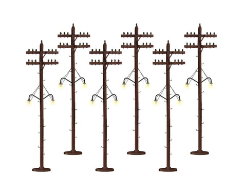 Lionel O Lighted Telephone Poles