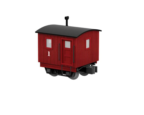 Lionel O Logging Disconnect Caboose, Red #1