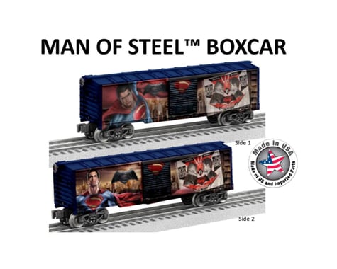 Lionel O-27 BTO Box, Man of Steel