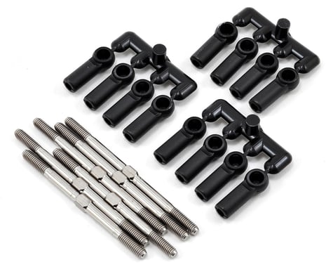 SCRATCH & DENT: Lunsford "Super Duty" Kyosho Ultima RB6 Titanium Turnbuckle Kit w/Ball Cups (6)