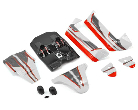 Losi Mini 8IGHT-DB Pre-Painted Body Set (White/Red)