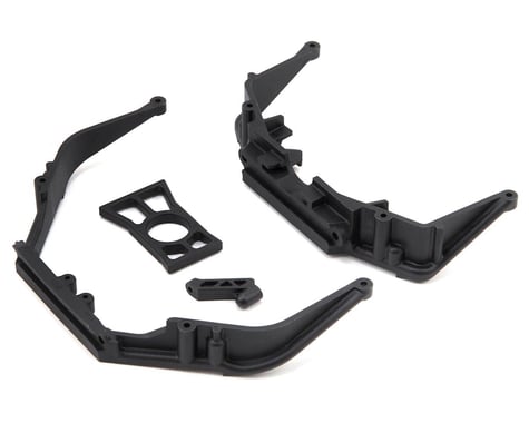 Losi Front/Rear Chassis Brace Set and Diff Retainer Ring: LST 3XL-E
