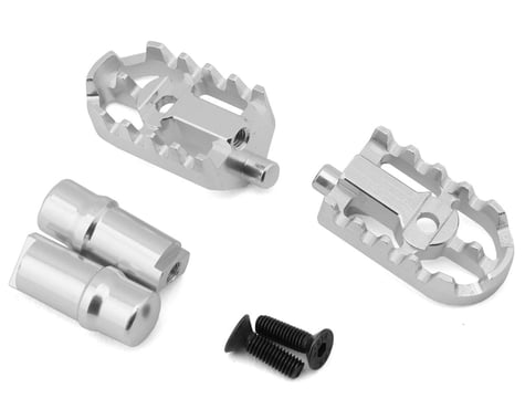 Losi Promoto-MX Aluminum Foot Pegs (Silver)