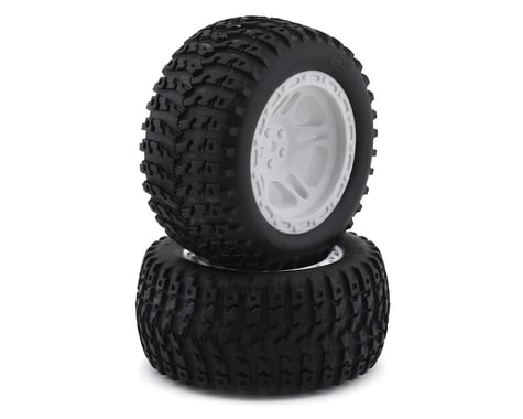 Losi 12mm Hex 22S ST Pre-Mounted Tires (White) (2)