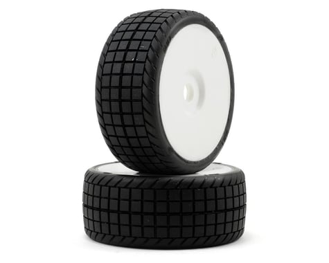 Losi DLM2 Pre-Mounted 1/8 Tires (2) (White)