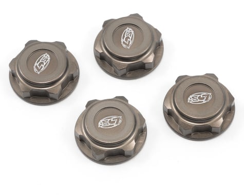 Losi Covered 17mm Aluminum Wheel Nuts (Hard Anodized) (4)