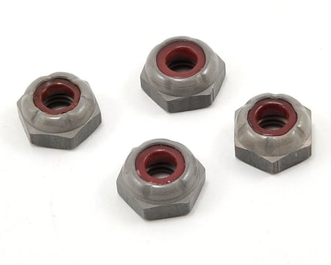 Losi Aluminum 10-32 Low Profile Locknut (4)