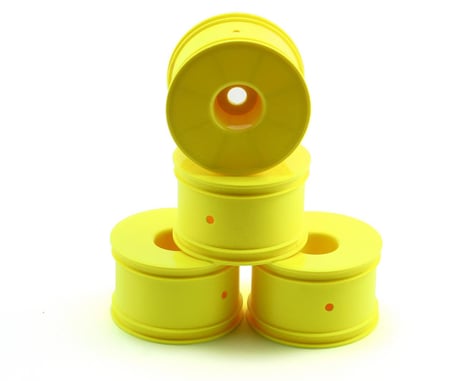 Losi 1/2 Offset Truggy Dish Wheel (4) (Yellow)