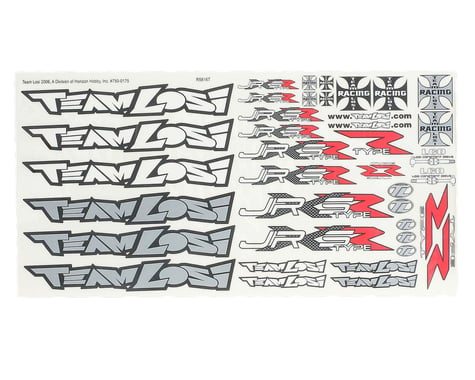 Losi JRX-S Type R Sticker Sheet