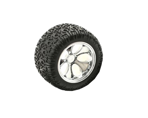 Losi Pre-Mounted ATX Tires w/Mini Magneto Wheels (4)