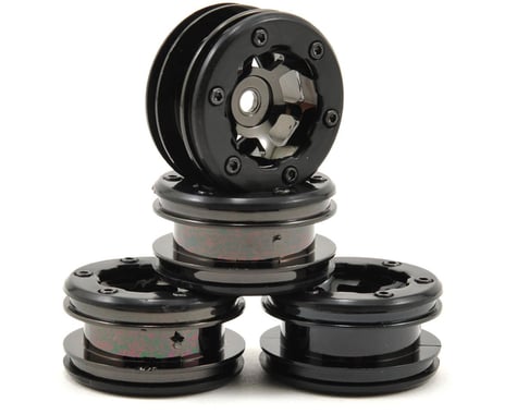 Losi Micro Trail Trekker Wheels (Black Chrome) (4)