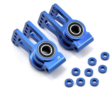 Losi Aluminum Rear Hub Set (Blue) (2)
