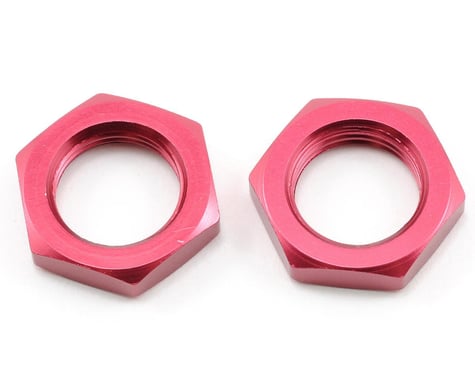 Losi 17mm Wheel Hex Nuts (Red) (2)
