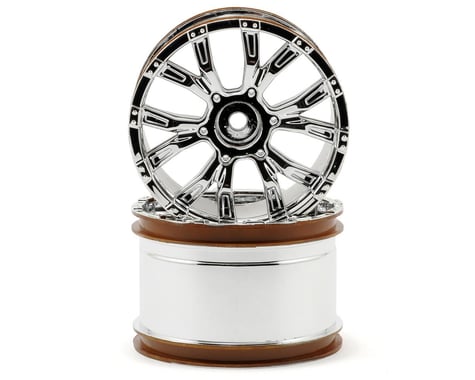 Losi 320S Force Wheel (2) (Ten-T) (Chrome)