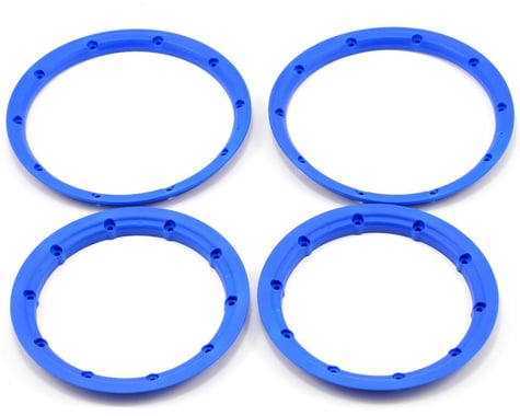Losi 5IVE-T Inner & Outer Beadlock Set (Blue) (4)
