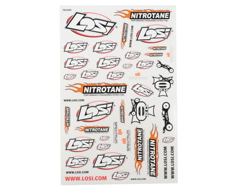 Losi 8IGHT-T 2.0 RTR Sticker Sheet