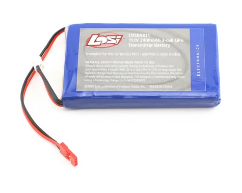 Losi Li-Poly Transmitter Battery Pack 3C (11.1V/2400mah) (Airtronics M11/MX-3)