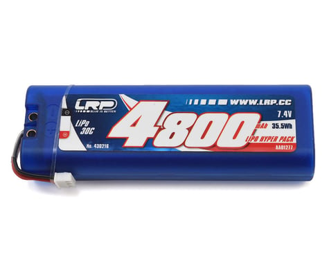 LRP Hyper Pack 30C LiPo Hardcase Battery Pack w/Multi Plug (7.4V/4800mAh)