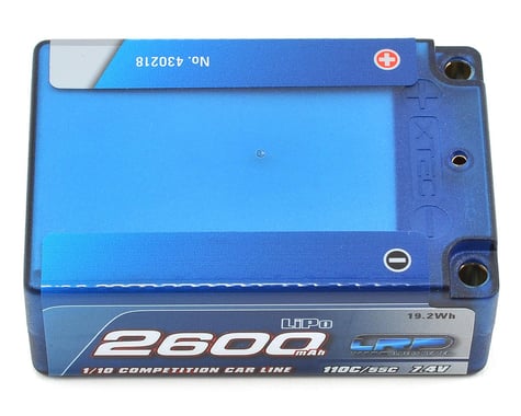 LRP Competition 2S LiPo 55C Hard Case Super Shorty Battery Pack (7.4V/2600mAh)