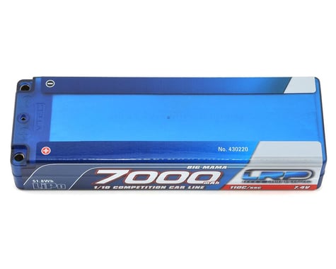 LRP Competition 2S LiPo 55C Hard Case "Big Mama" Battery Pack (7.4V/7000mAh)
