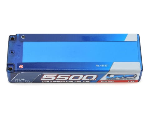 LRP Competition 2S LiPo 55C Hard Case TC Battery Pack (7.4V/5500mAh)