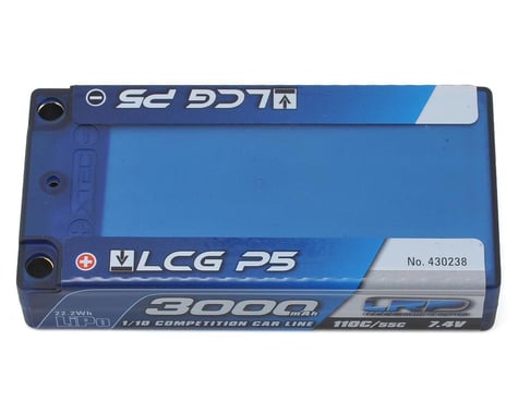 LRP Shorty LCG P5 2S LiPo 55C Hard Case Battery Pack (7.4V/3000mAh)