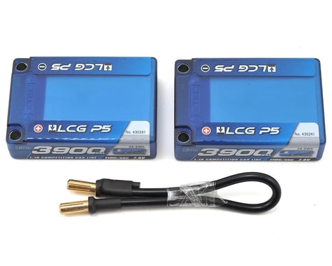 LRP Saddle LCG P5 2S LiPo 55C Hard Case Battery Pack (7.4V/3900mAh)
