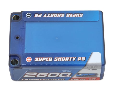 LRP Super Shorty P5 2S LiPo 55C Hard Case Battery Pack (7.4V/2600mAh)