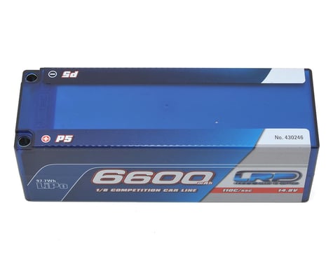 LRP 1/8 P5 4S LiPo 55C Hard Case Battery Pack (14.8V/6600mAh)