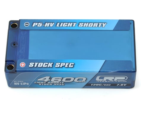 LRP Light Stock Spec Shorty P5-HV Graphene 2S LiPo 60C Battery (7.6V/4600mAh)