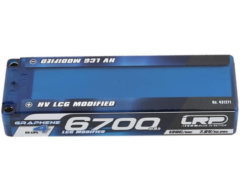 LRP 2S 120C LCG Graphene-4 HV LiPo Battery (7.6V/6700mAh)