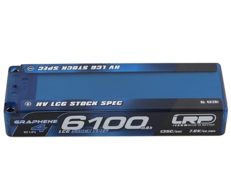 LRP 2S 135C LCG Graphene-4 HV LiPo Battery (7.6V/6100mAh)