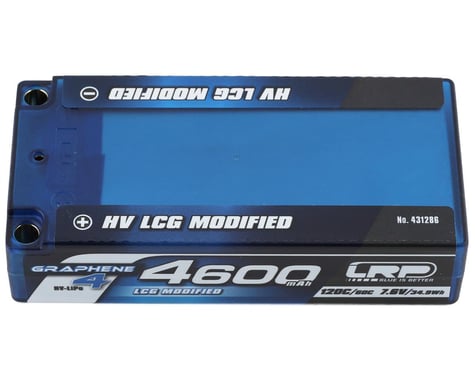 LRP 2S 120C Graphene-4 HV Shorty LiPo Battery (7.6V/4600mAh)