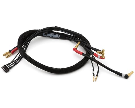 LRP (2S)x2 LiPo Charge/Balance Lead (4mm to 4/5mm Bullet Connector) (600mm)