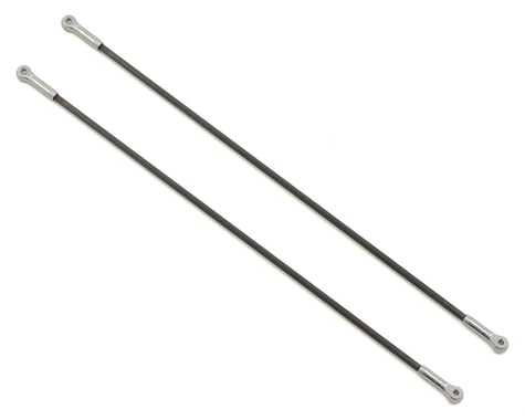 Lynx Heli 180CFX Tail Boom Support Rod (Silver) (2) (Stretch Length)