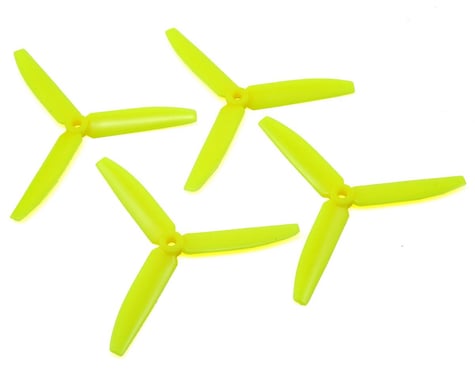 Lynx Heli Tri-Blade 5x3x3 Racer Propeller Set (Yellow) (4)