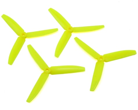 Lynx Heli Tri-Blade 5x3.5x3 Racer Propeller Set (Yellow) (4)