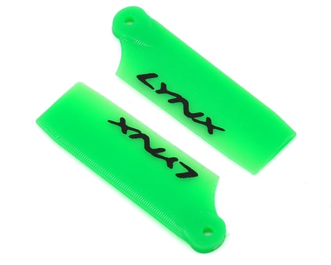 Lynx Heli 29mm Plastic Tail Blade Set (Neon Green) (Blade 130 X)