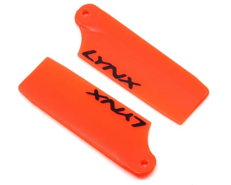 Lynx Heli 33mm Blade 130 X Plastic Tail Blade Set (Orange)