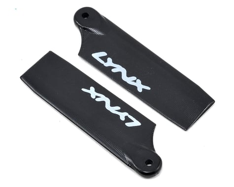 Lynx Heli 47mm Plastic Tail Blade Set (Black) (Blade 300 X)