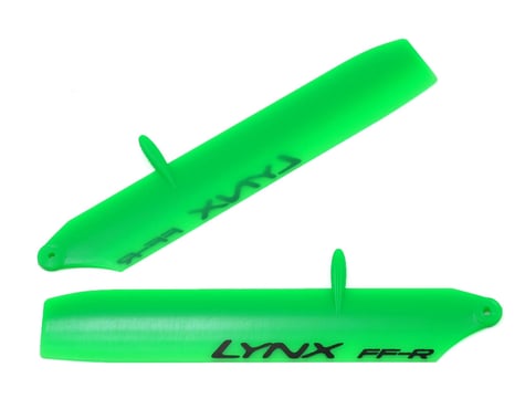 Lynx Heli 85mm Bullet Replica Plastic Main Blade (Green) (Nano CP X)
