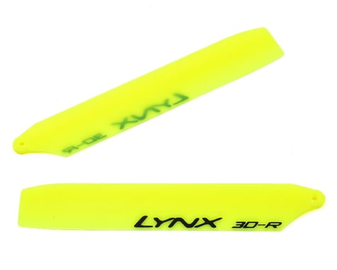 Lynx Heli 85mm "Replica Edition" Plastic Main Blade Set (Yellow) (Nano CP X)