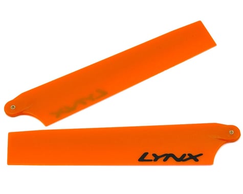Lynx Heli 105mm Plastic Main Blade Set (Neon Orange) (AXE 100)