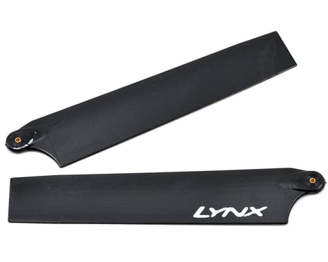 Lynx Heli 105mm Plastic Main Blade Set (Black) (AXE 100)